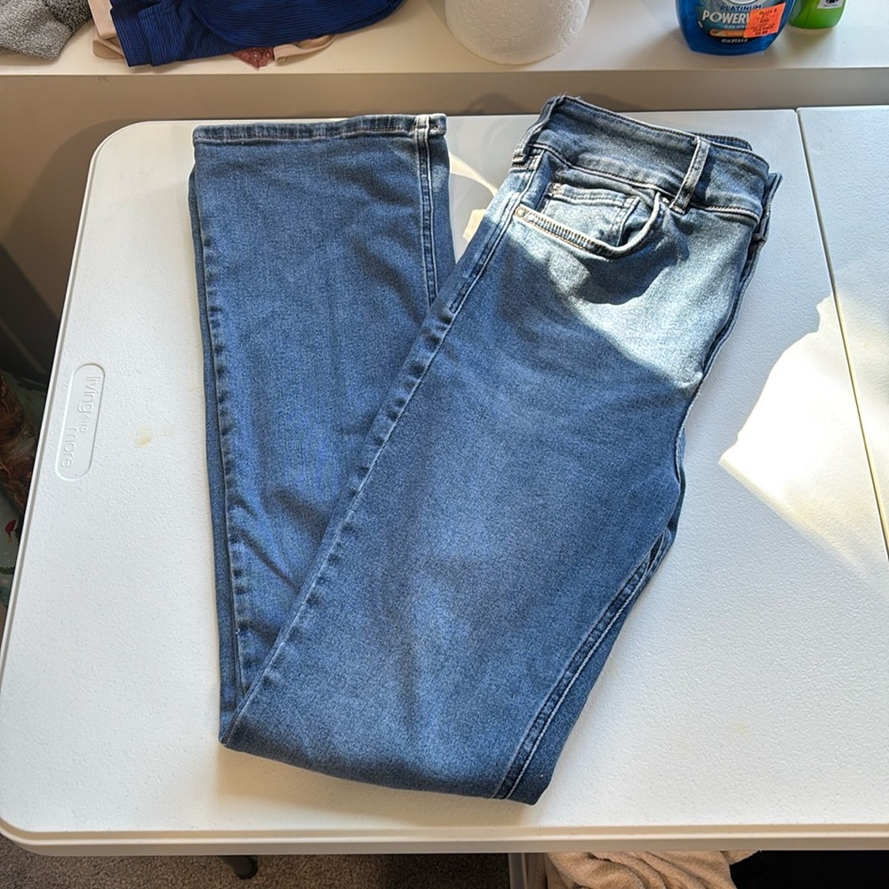 We the free straight leg high rise jeans